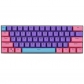 61 Keys Myrtle Starlight Toxic ANSI PBT Doubleshot Backlit Keycaps Set OEM Profile for MX Mechanical Gaming Keyboard GH60 GK61 RK61/ALT61/Annie/poker